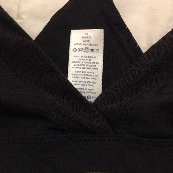 Ivivva black bralette with lace trim - Picture 2 of 5